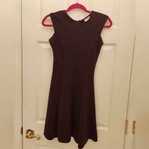 Plum mini dress